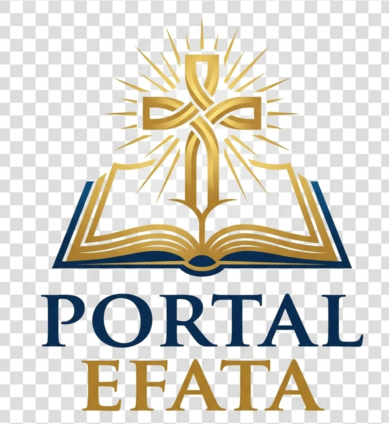 A imagem foi criada para ser a logotipo oficial e a identidade visual principal do Portal Efata.